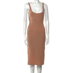 Privacy Please ribbed midi dress XS